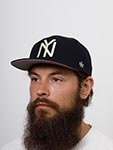 Бейсболка AMERICAN NEEDLE арт. SMU672A-NBY New York Black Yankees Archive 400 NL (черный)